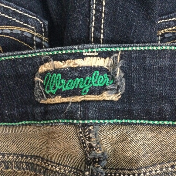 WRANGLER Regular Dark Blue Denim Jeans 9-10x32 - Picture 7 of 9